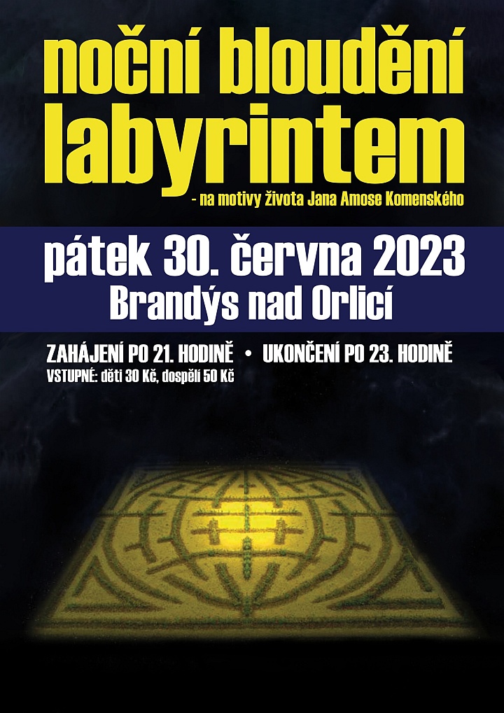Noční bloudění v labyrintu 2023